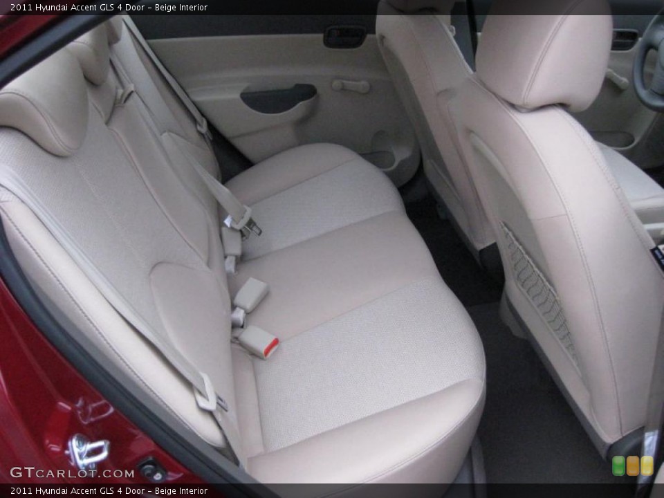 Beige Interior Photo for the 2011 Hyundai Accent GLS 4 Door #41664927