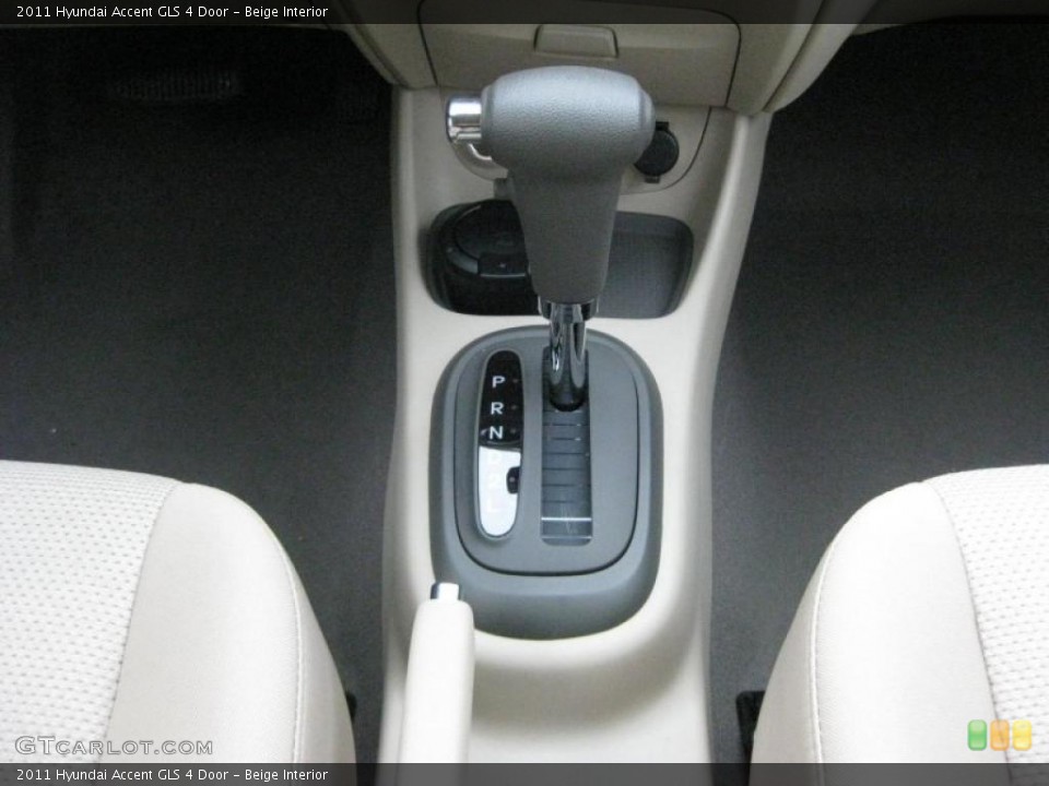 Beige Interior Transmission for the 2011 Hyundai Accent GLS 4 Door #41665031