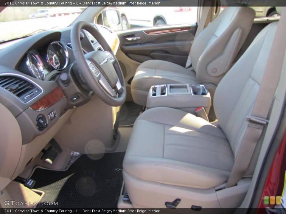 Dark Frost Beige/Medium Frost Beige Interior Photo for the 2011 Chrysler Town & Country Touring - L #41665820