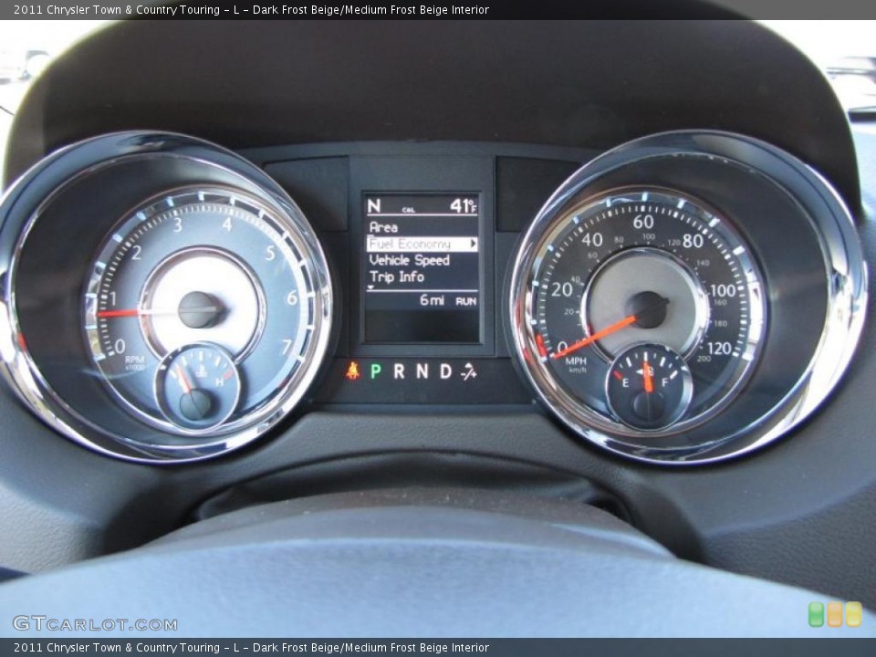 Dark Frost Beige/Medium Frost Beige Interior Gauges for the 2011 Chrysler Town & Country Touring - L #41665936