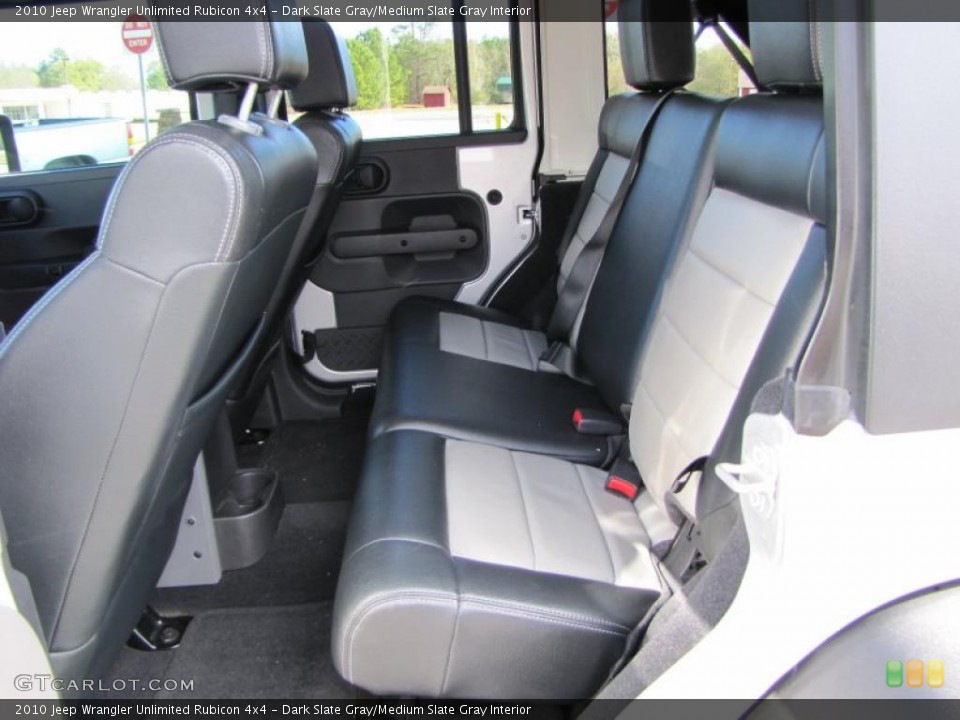 Dark Slate Gray/Medium Slate Gray Interior Photo for the 2010 Jeep Wrangler Unlimited Rubicon 4x4 #41668876