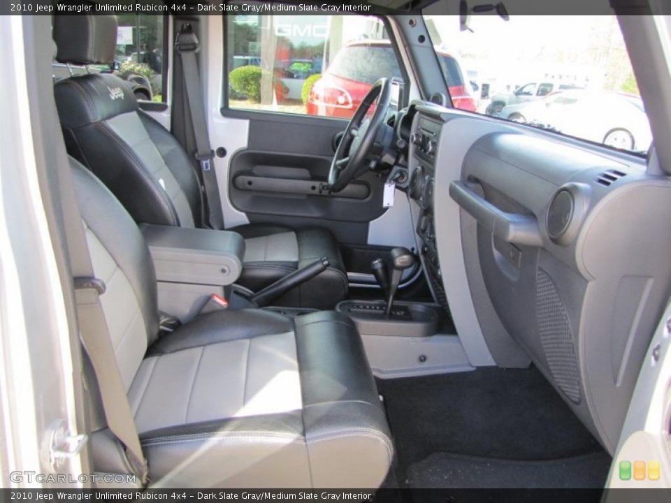 Dark Slate Gray/Medium Slate Gray Interior Photo for the 2010 Jeep Wrangler Unlimited Rubicon 4x4 #41668944