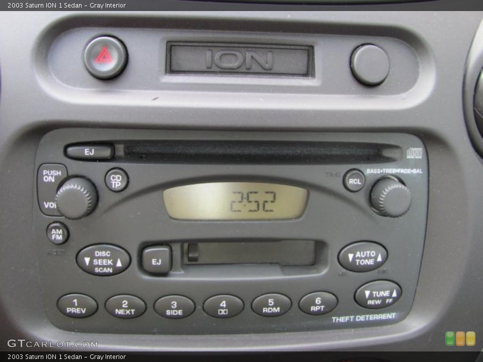 Gray Interior Controls for the 2003 Saturn ION 1 Sedan #41671532