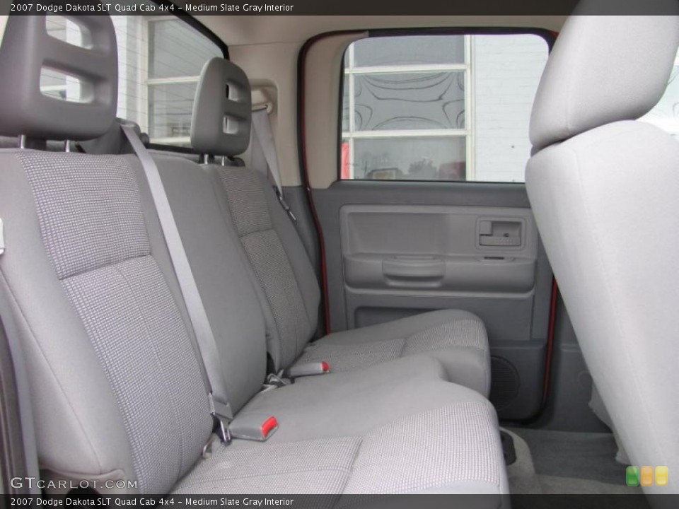 Medium Slate Gray Interior Photo for the 2007 Dodge Dakota SLT Quad Cab 4x4 #41672056