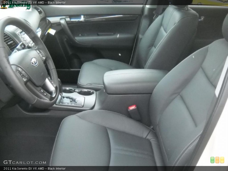 Black Interior Photo for the 2011 Kia Sorento EX V6 AWD #41672084