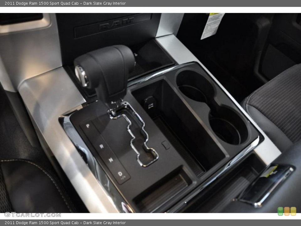 Dark Slate Gray Interior Transmission for the 2011 Dodge Ram 1500 Sport Quad Cab #41676229
