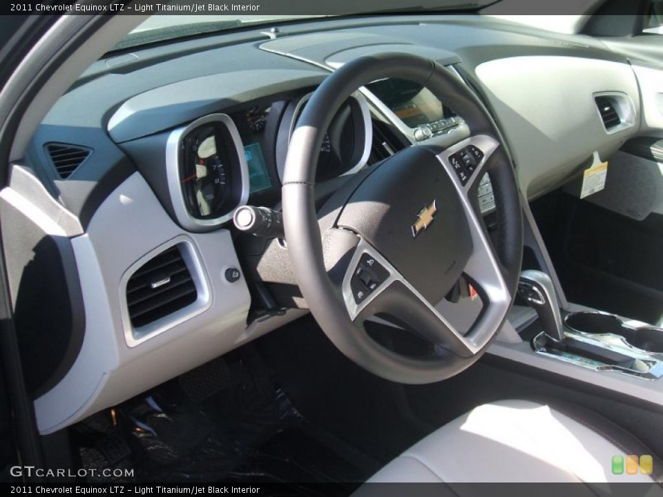Light Titanium/Jet Black Interior Steering Wheel for the 2011 Chevrolet Equinox LTZ #41676505