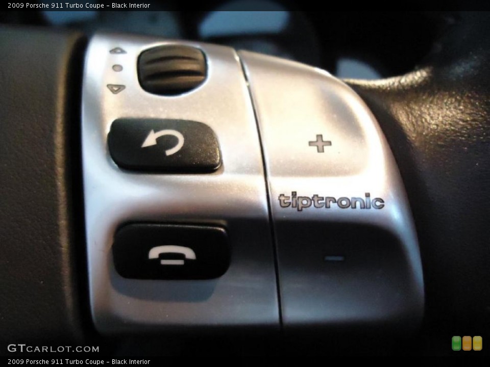 Black Interior Controls for the 2009 Porsche 911 Turbo Coupe #41677469