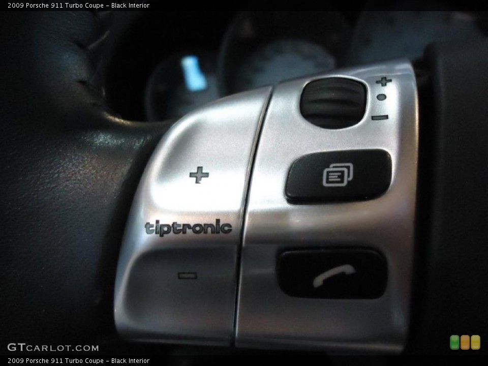 Black Interior Controls for the 2009 Porsche 911 Turbo Coupe #41677713