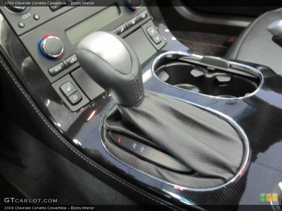 Ebony Interior Transmission for the 2009 Chevrolet Corvette Convertible #41678327