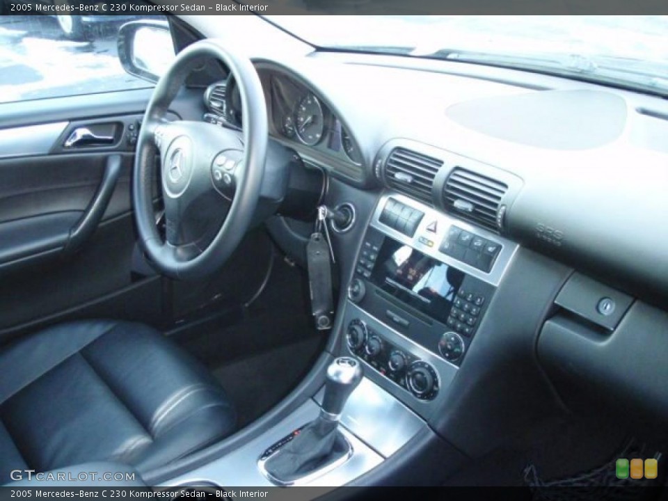 Black Interior Transmission for the 2005 Mercedes-Benz C 230 Kompressor Sedan #41680121