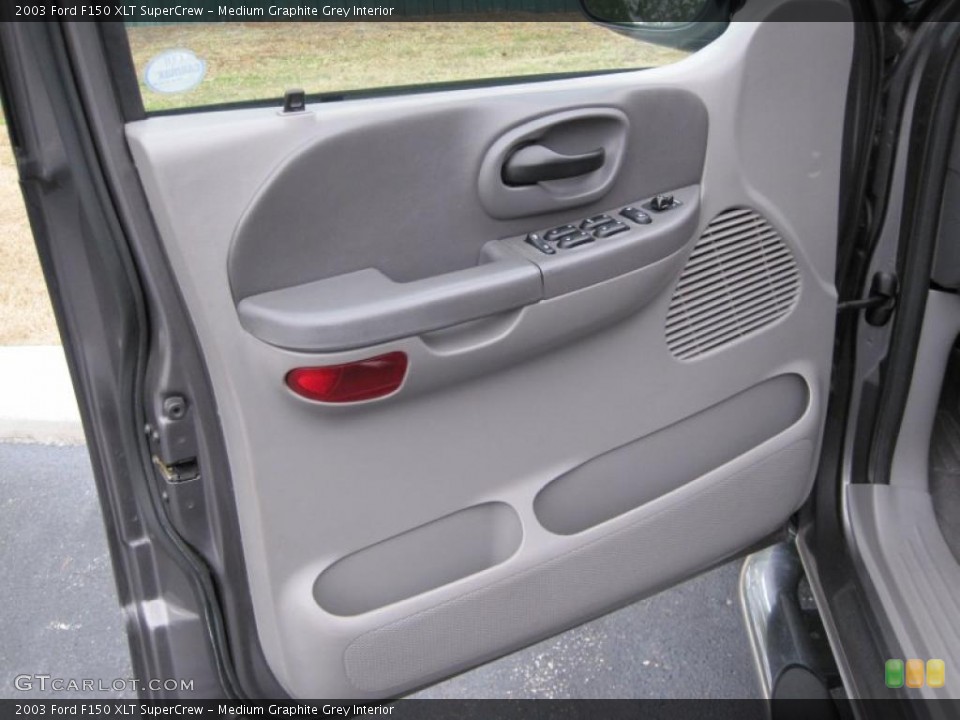 Medium Graphite Grey Interior Door Panel for the 2003 Ford F150 XLT SuperCrew #41680297