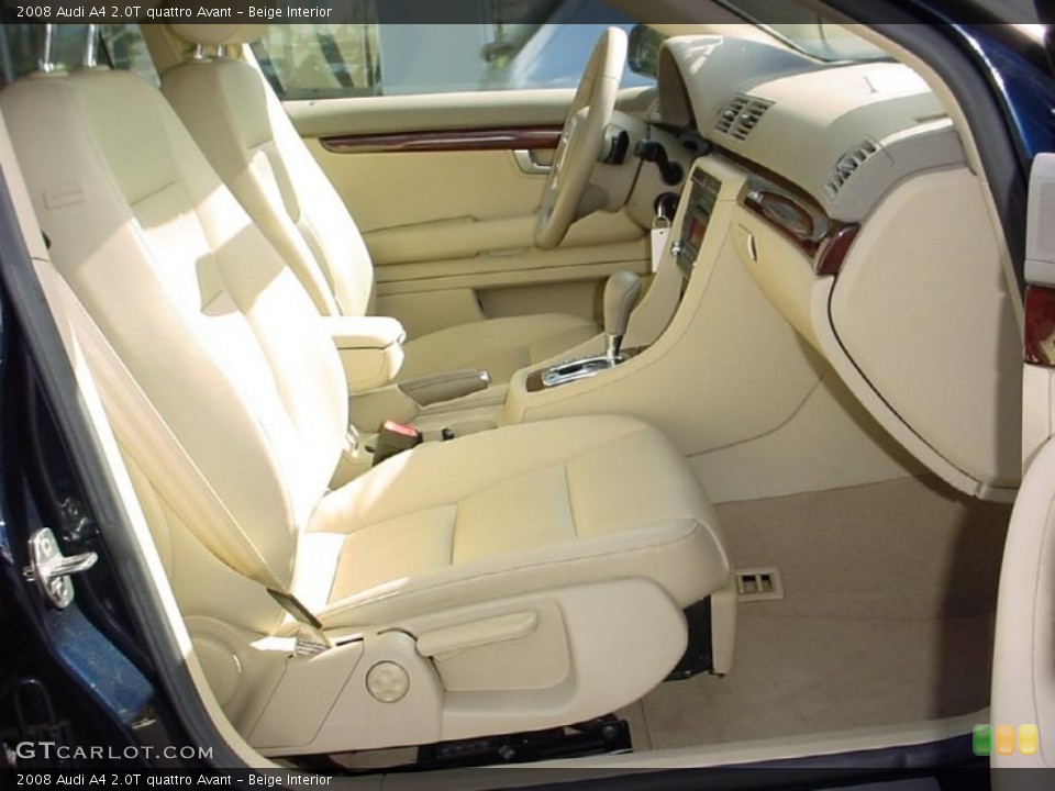 Beige Interior Photo for the 2008 Audi A4 2.0T quattro Avant #41681549