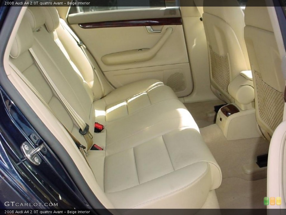 Beige Interior Photo for the 2008 Audi A4 2.0T quattro Avant #41681577