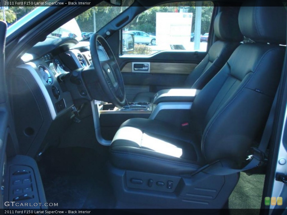 Black Interior Photo for the 2011 Ford F150 Lariat SuperCrew #41682905