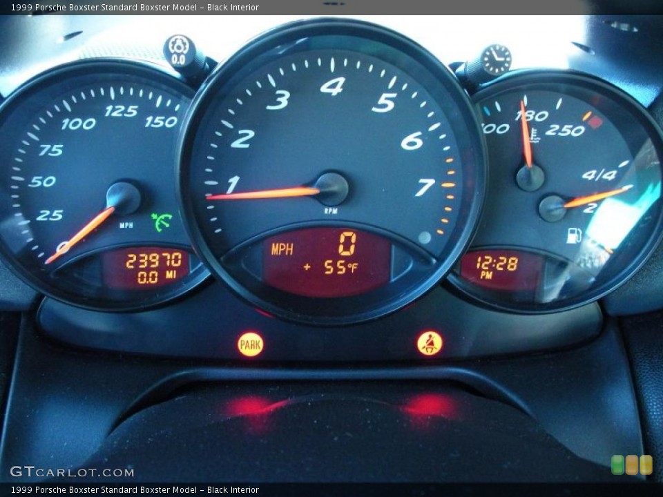 Black Interior Gauges for the 1999 Porsche Boxster  #41684821