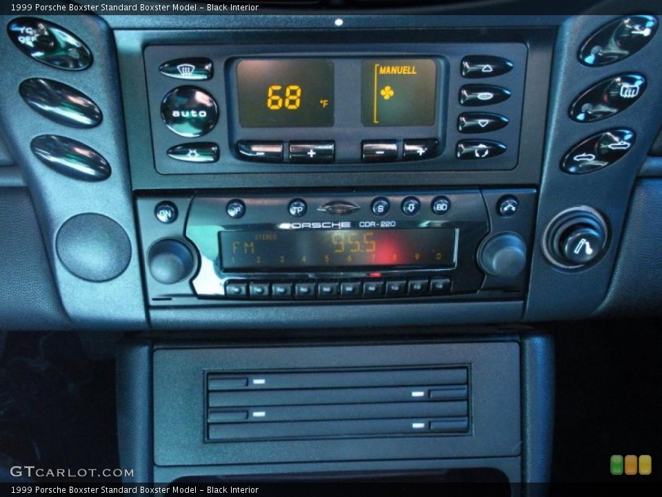 Black Interior Controls for the 1999 Porsche Boxster  #41684849