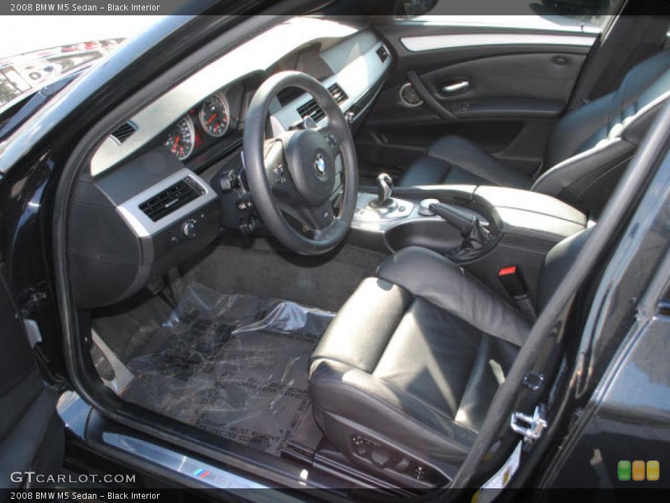 Black Interior Photo for the 2008 BMW M5 Sedan #41684913