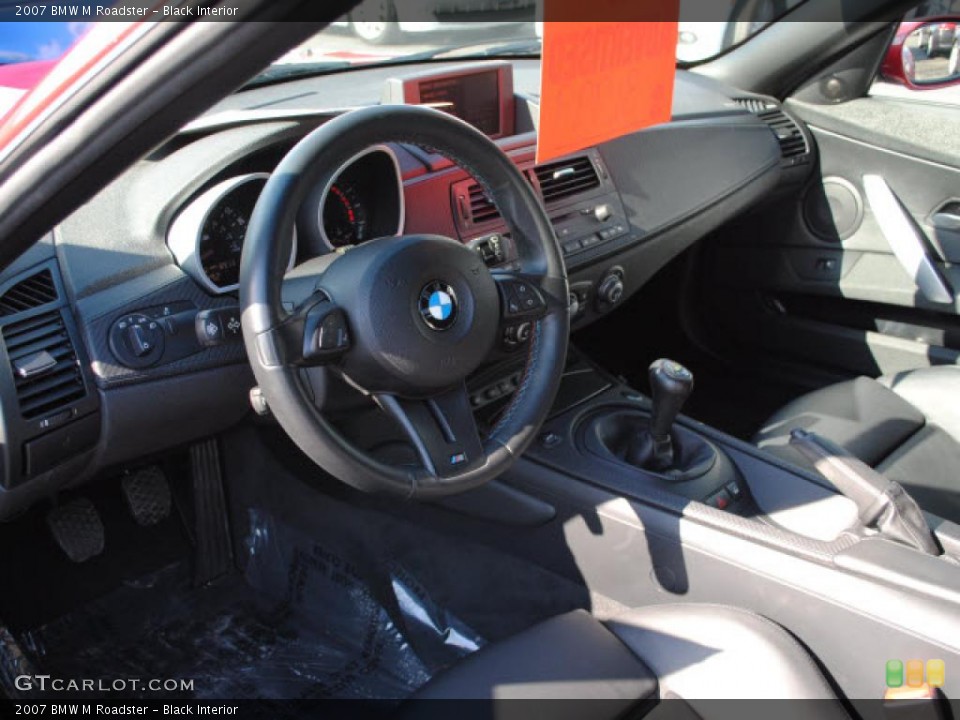Black Interior Prime Interior for the 2007 BMW M Roadster #41685233