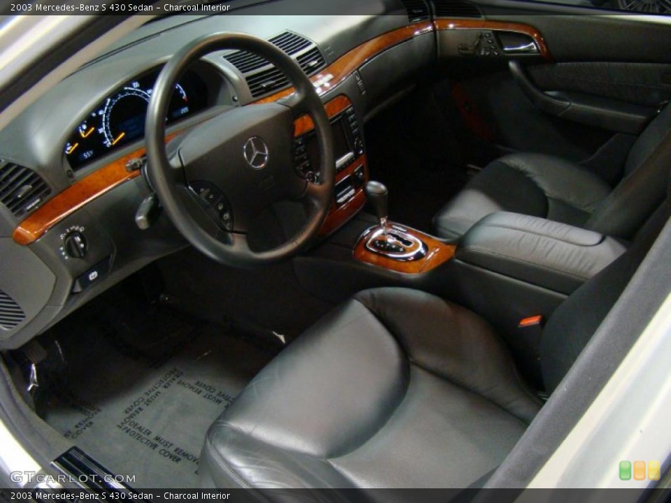 Charcoal Interior Photo for the 2003 Mercedes-Benz S 430 Sedan #41687849