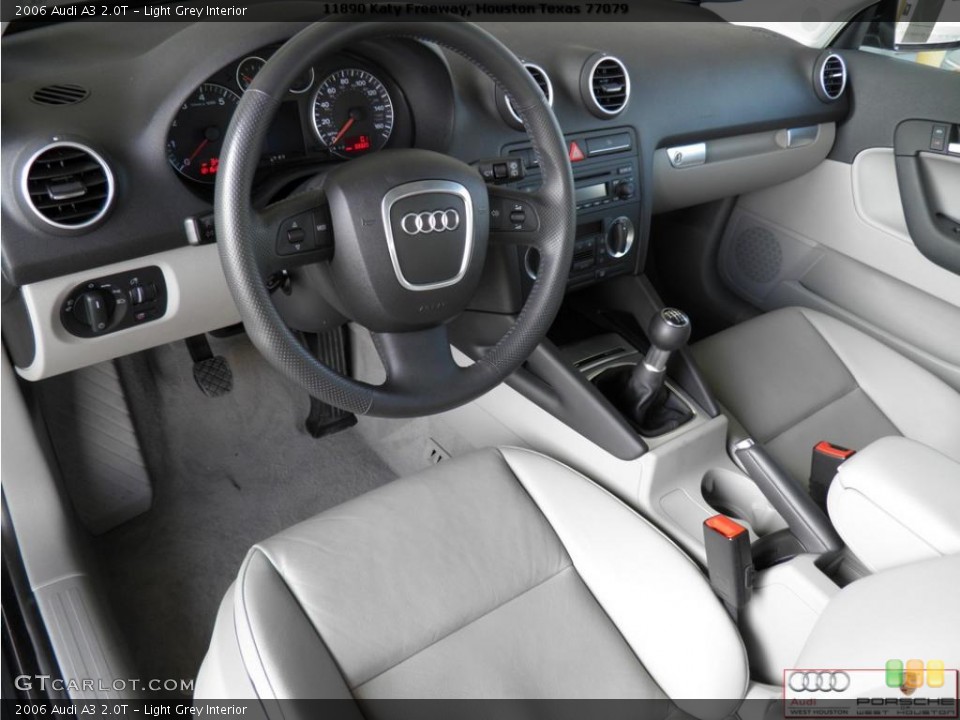 Light Grey Interior Prime Interior for the 2006 Audi A3 2.0T #41688033