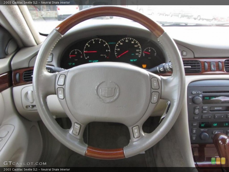 Neutral Shale Interior Steering Wheel for the 2003 Cadillac Seville SLS #41690585