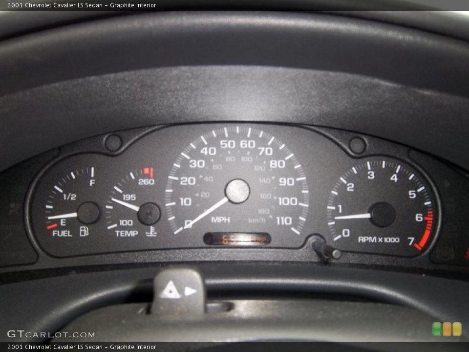 Graphite Interior Gauges for the 2001 Chevrolet Cavalier LS Sedan #41695793