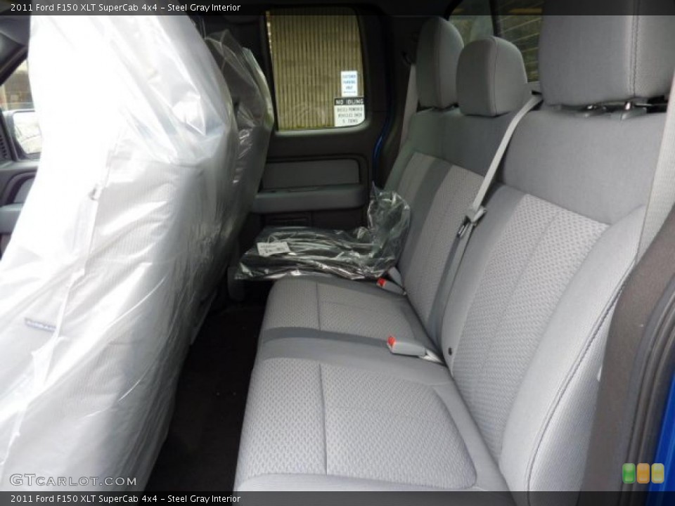 Steel Gray Interior Photo for the 2011 Ford F150 XLT SuperCab 4x4 #41696133