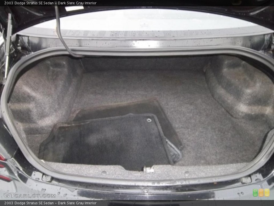 Dark Slate Gray Interior Trunk for the 2003 Dodge Stratus SE Sedan #41696593