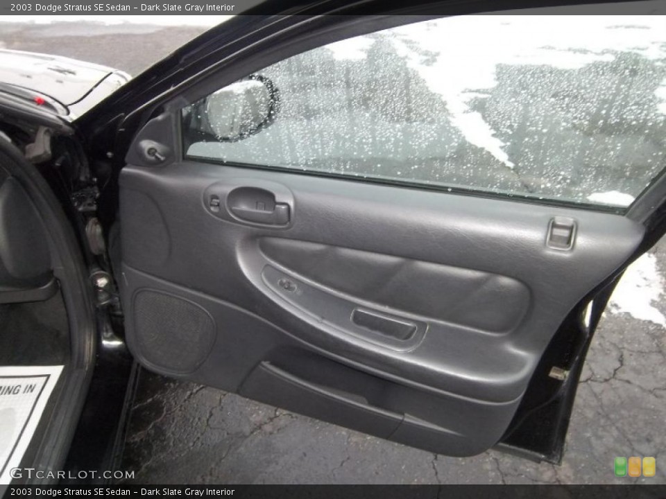 Dark Slate Gray Interior Door Panel for the 2003 Dodge Stratus SE Sedan #41696601