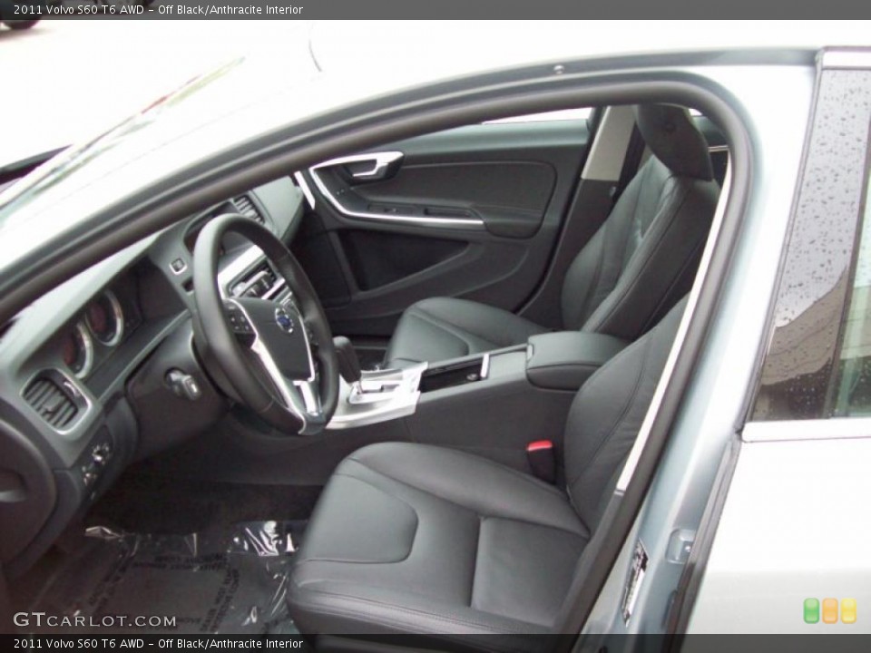 Off Black/Anthracite Interior Photo for the 2011 Volvo S60 T6 AWD #41702934