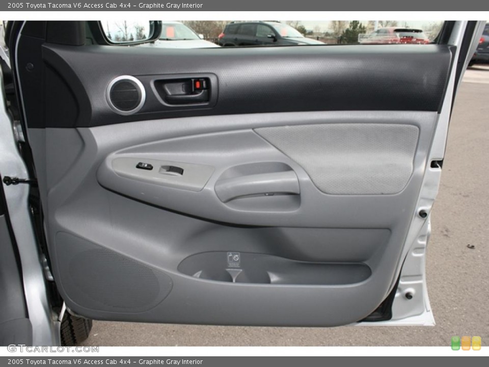 Graphite Gray Interior Door Panel for the 2005 Toyota Tacoma V6 Access Cab 4x4 #41703446