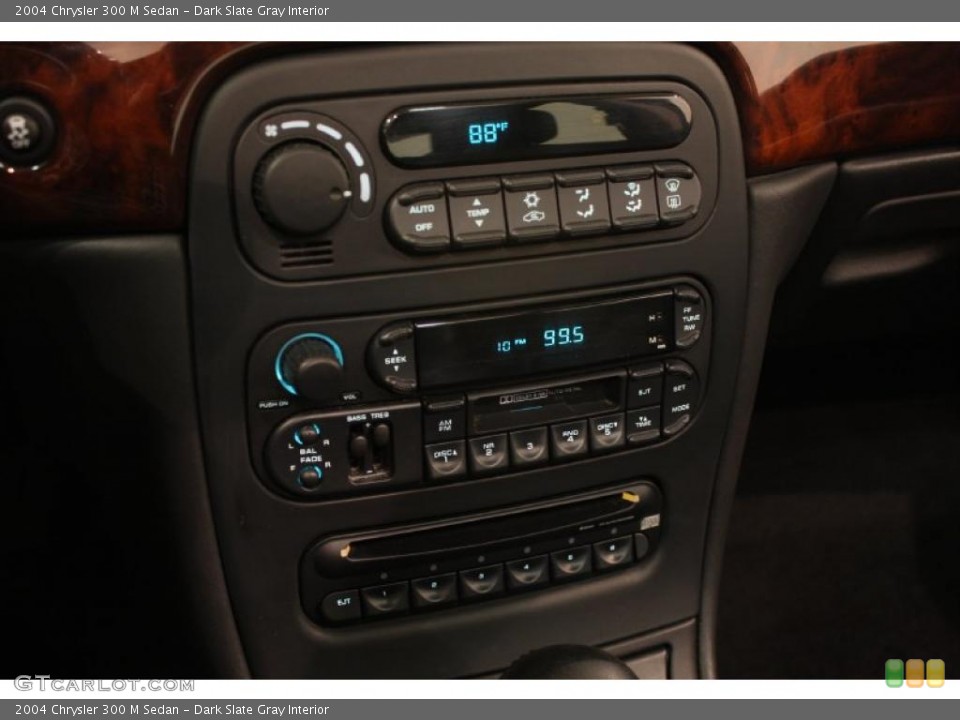 Dark Slate Gray Interior Controls for the 2004 Chrysler 300 M Sedan #41704514