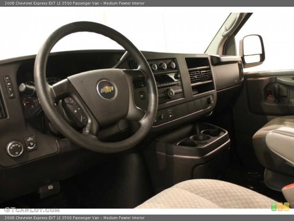 Medium Pewter Interior Photo for the 2008 Chevrolet Express EXT LS 3500 Passenger Van #41704778