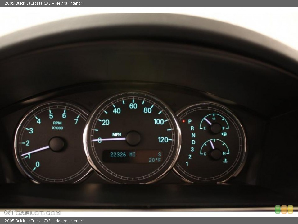 Neutral Interior Gauges for the 2005 Buick LaCrosse CXS #41706302