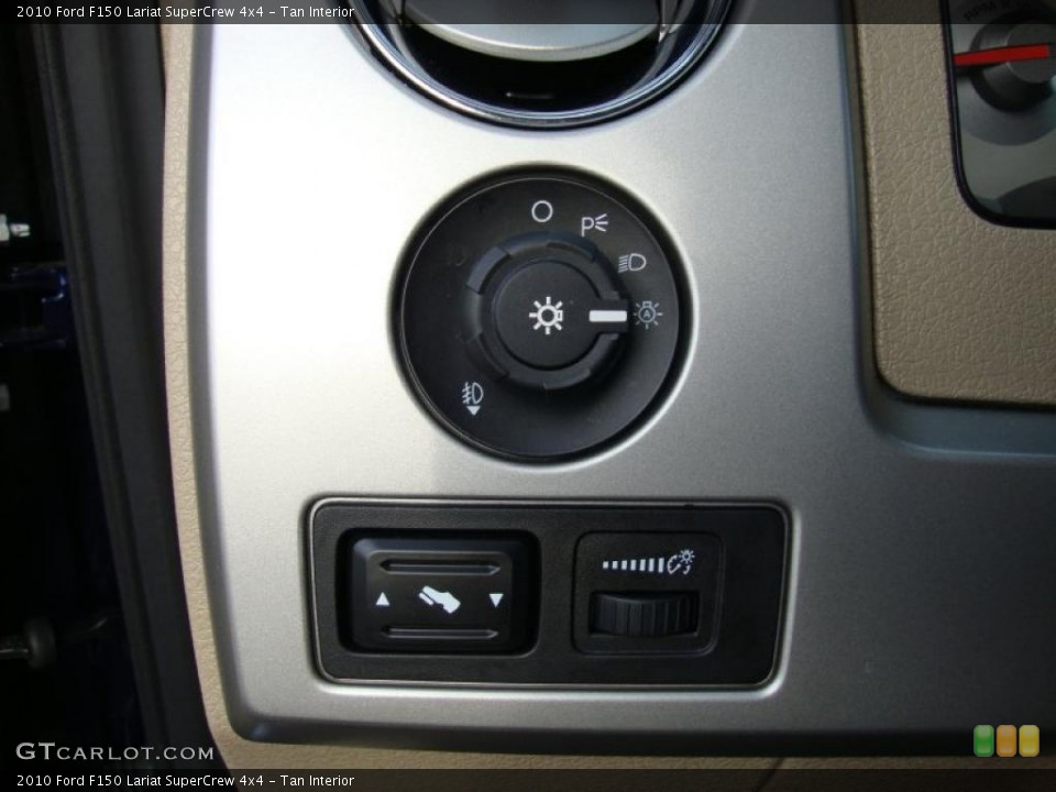 Tan Interior Controls for the 2010 Ford F150 Lariat SuperCrew 4x4 #41708982