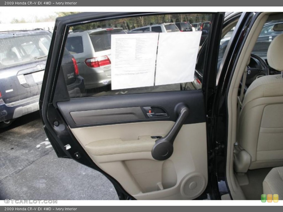 Ivory Interior Door Panel for the 2009 Honda CR-V EX 4WD #41711586