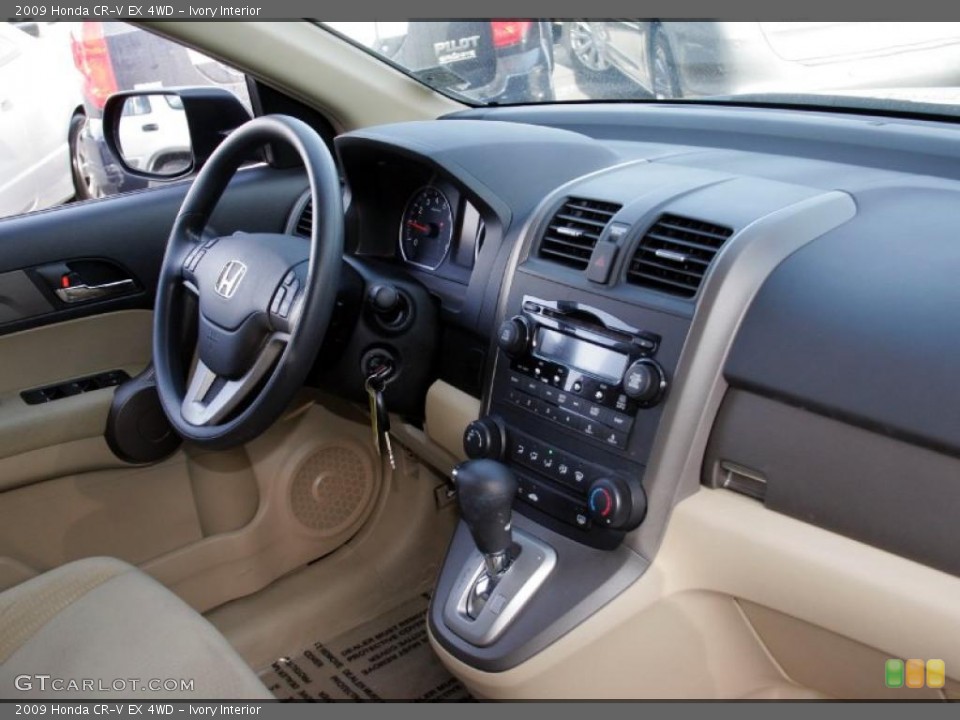 Ivory Interior Photo for the 2009 Honda CR-V EX 4WD #41711622