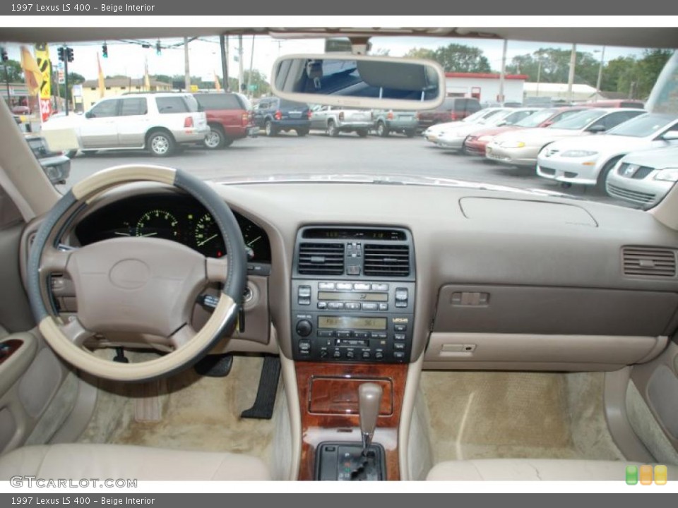 Beige Interior Dashboard for the 1997 Lexus LS 400 #41712662