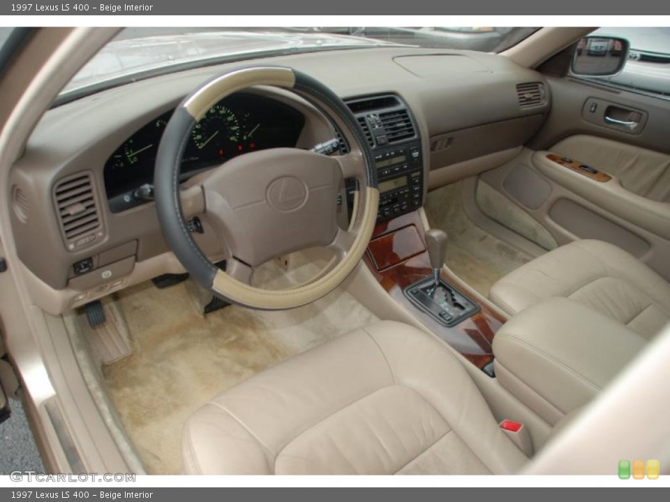 Beige Interior Prime Interior for the 1997 Lexus LS 400 #41712738