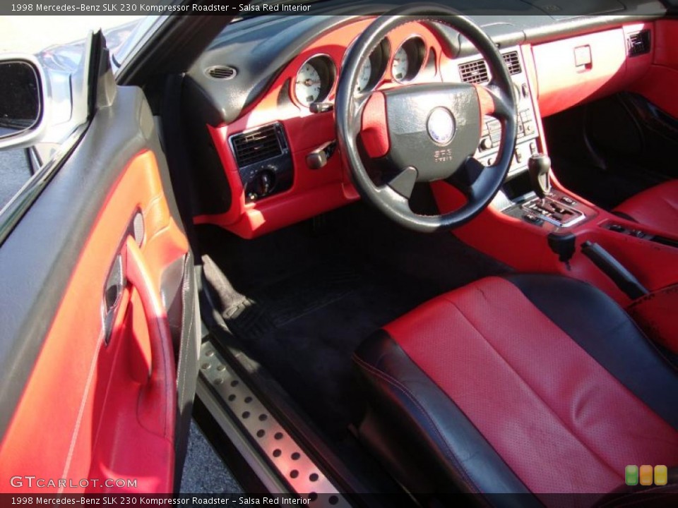 Salsa Red Interior Photo for the 1998 Mercedes-Benz SLK 230 Kompressor Roadster #41713790
