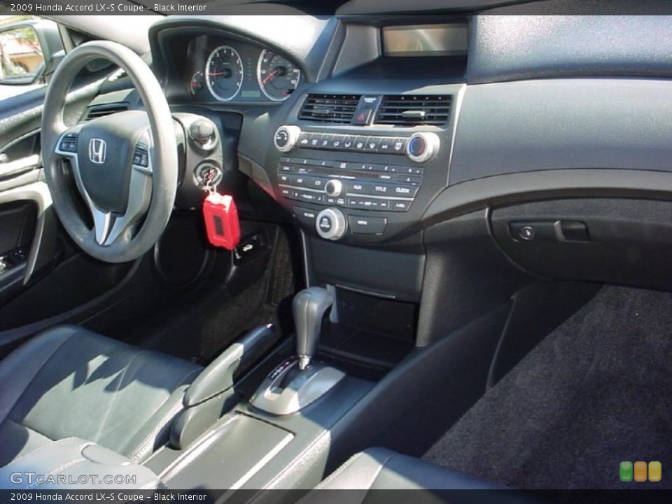 Black Interior Dashboard for the 2009 Honda Accord LX-S Coupe #41715418