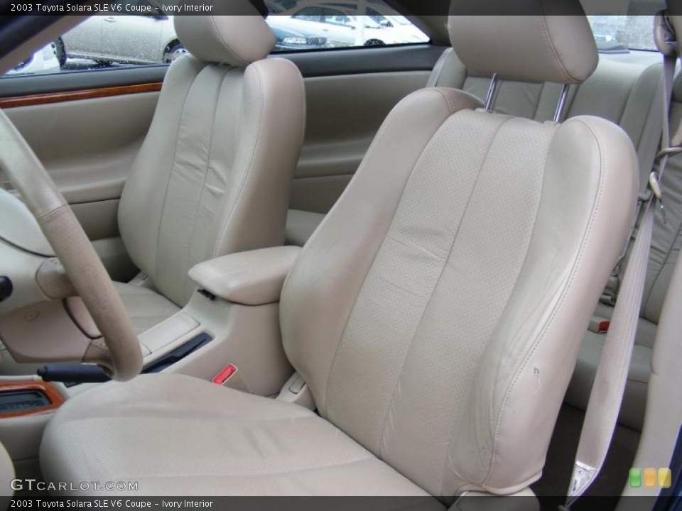Ivory Interior Photo for the 2003 Toyota Solara SLE V6 Coupe #41716682