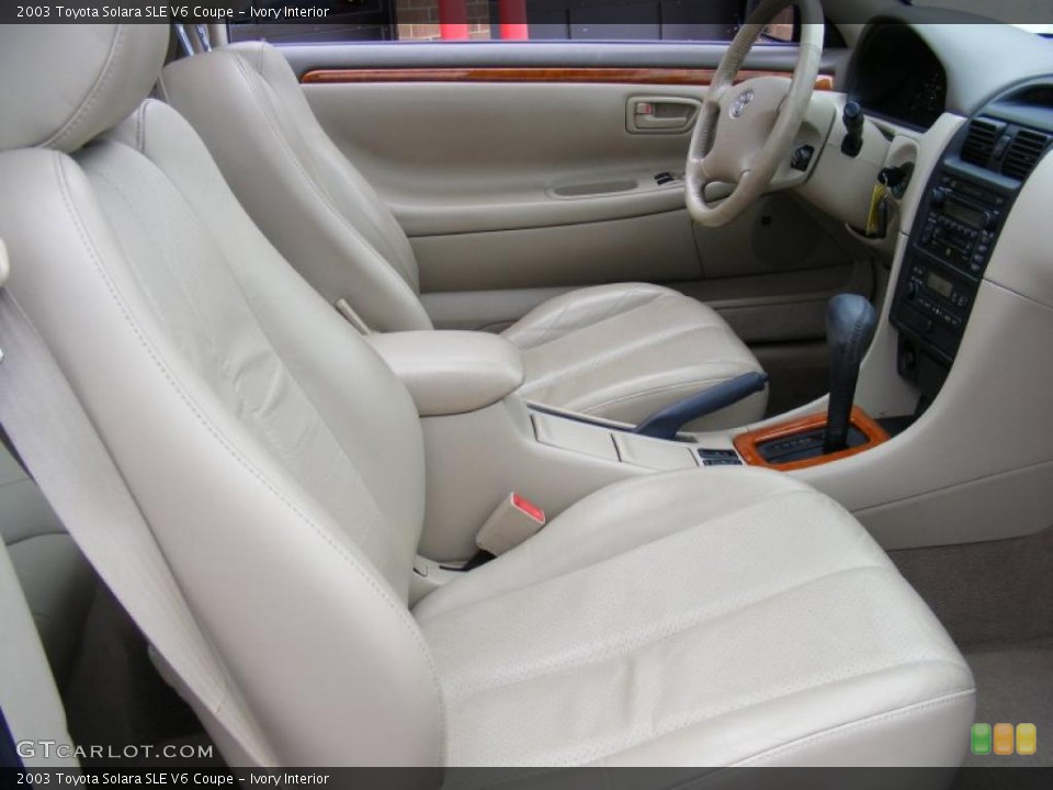 Ivory Interior Photo for the 2003 Toyota Solara SLE V6 Coupe #41716754