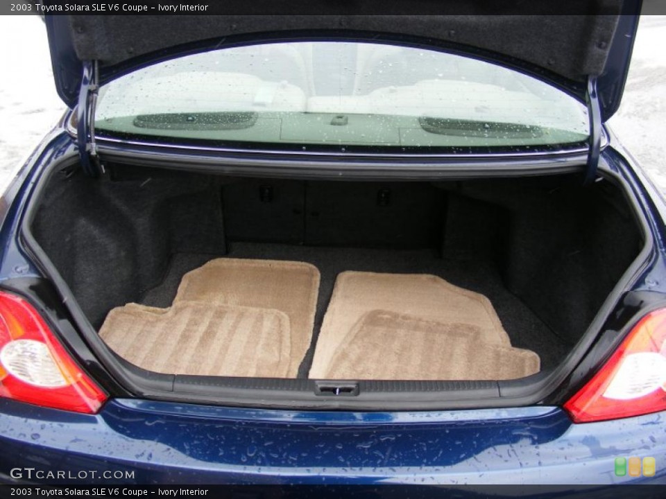 Ivory Interior Trunk for the 2003 Toyota Solara SLE V6 Coupe #41716974