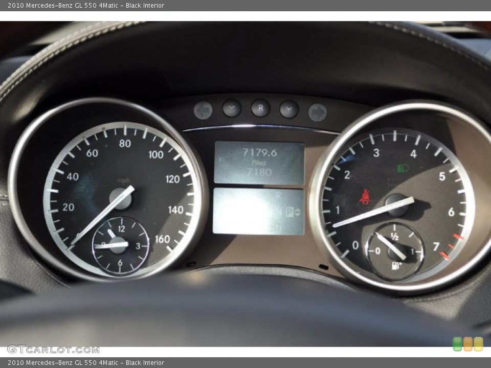Black Interior Gauges for the 2010 Mercedes-Benz GL 550 4Matic #41718166