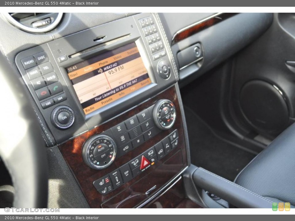 Black Interior Controls for the 2010 Mercedes-Benz GL 550 4Matic #41718182