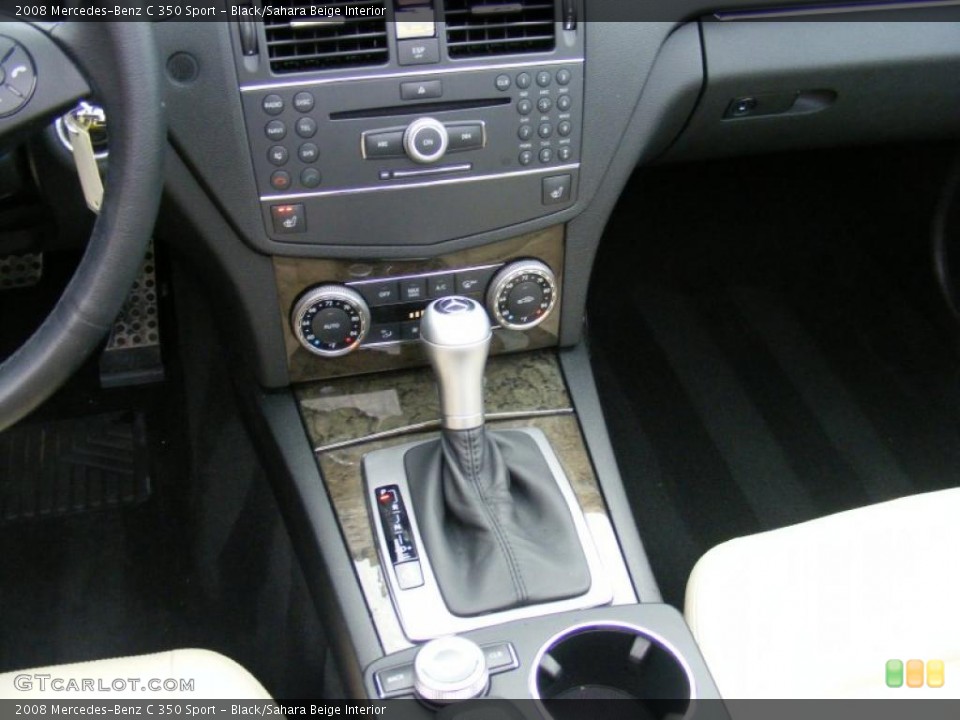 Black/Sahara Beige Interior Transmission for the 2008 Mercedes-Benz C 350 Sport #41718674