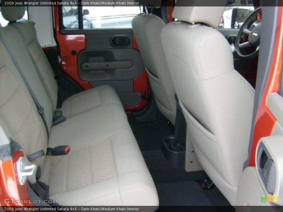 Dark Khaki/Medium Khaki Interior Photo for the 2009 Jeep Wrangler Unlimited Sahara 4x4 #41719006