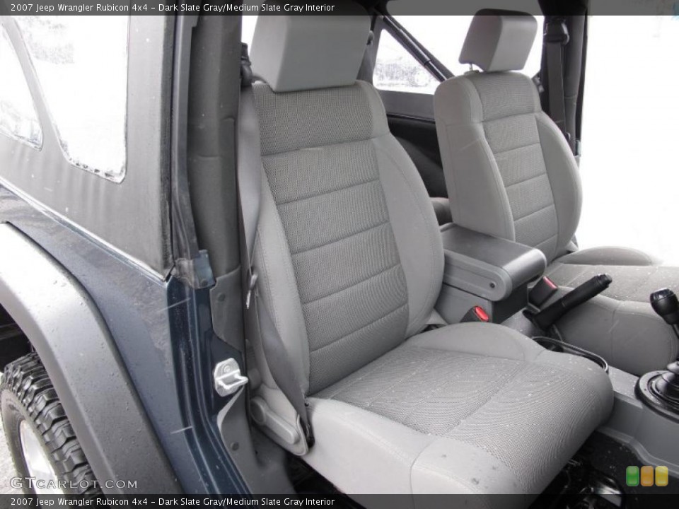 Dark Slate Gray/Medium Slate Gray Interior Photo for the 2007 Jeep Wrangler Rubicon 4x4 #41720810